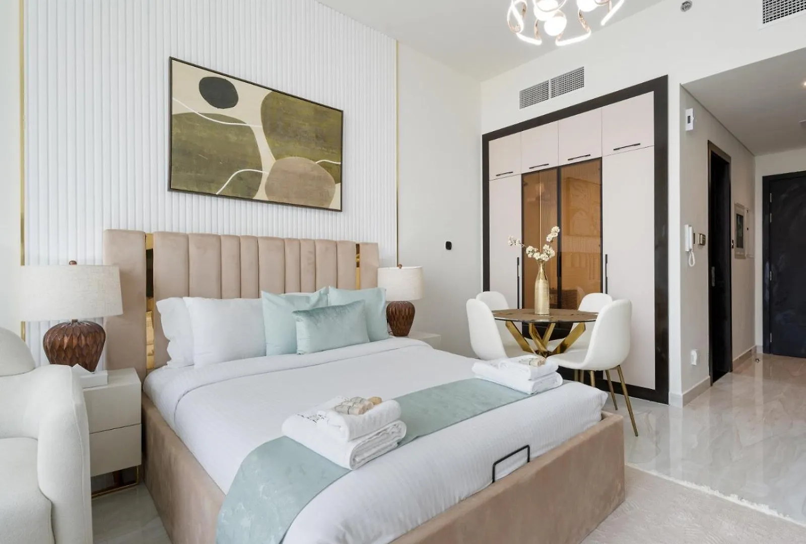Timeless Glam Escape Studio In Gemz-18 Dubai United Arab Emirates