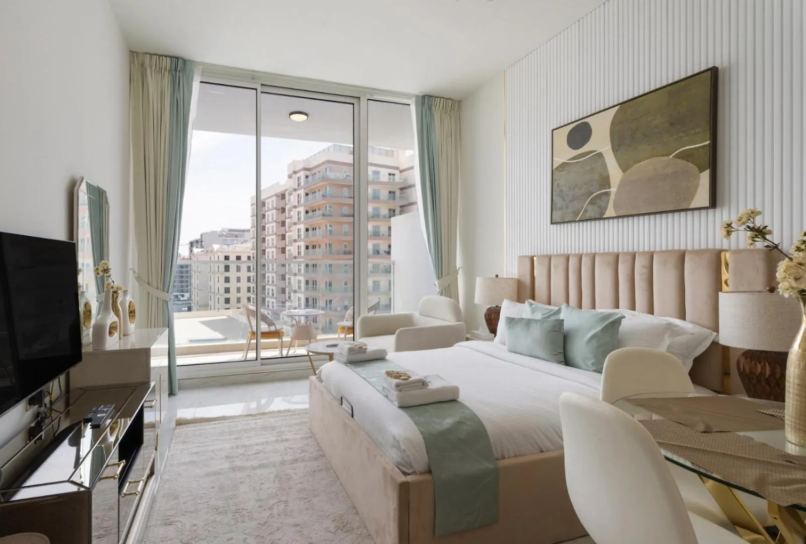 Timeless Glam Escape Studio In Gemz-18 Dubai